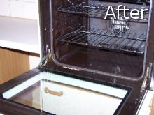 Oven after cleaning